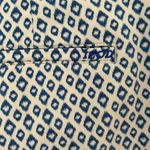 IZOD Blue/White Print Cotton Shorts sz 4 Photo 5