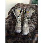 Keen  Alaska Hiking Boots Womens Size 7.5  Black Blue Trim snow tall Photo 1