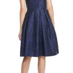 Gal Meets Glam Annabelle Square Neck Satin Jacquard Dress Photo 1