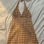 ZARA halter top gingham dress Photo 0