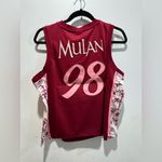 Disney  Princess Mulan Embroidered Women's Cropped Basketball Jersey Photo 6