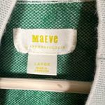 Anthropologie Maeve The Carys Floral Green and White Sweater Photo 3