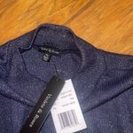 Violets & Roses Elegant Navy Blue sparkly Women's Sweater NWT petite medium Photo 6