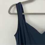 Halara U Back Sleeveless Casual Wide Leg Jumpsuit Dark Sapphire Blue NWT L Photo 5
