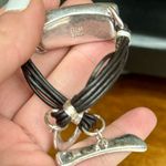 Lia Sophia RLM Soho Lapis Gemstone Bracelet & Teardrop Pendant Cord Necklace Set Photo 4