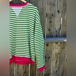 We The Free Free People  Classic Striped Oversized Sweater Photo 7