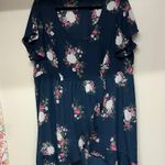 Torrid Blue Floral High Low Dress Photo 0