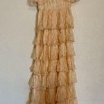 Raga  Woman's Lace Tiered Maxi Dress Size S Photo 0