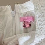 Lilly Pulitzer | White and Gold Lace Shift Dress | Size 0 Photo 1