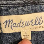 Madewell  Chambray Denim‎ Drop-Hem Top Size Small Photo 5