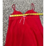Victoria's Secret Red Sheer Babydoll Slip Dress Sz M Ruffle Hem Romantic Lingerie Photo 6