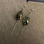 Swavorski New Swarovski Gorgeous Erinite Satin Pierced Earrings Photo 0