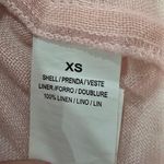 Vitamin A Playa Linen Boyfriend Shirt in Desert EcoLinen Photo 9