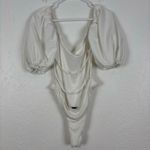 Sabo Skirt Sabo White Natalia Puff Sleeve Bodysuit Size Large Photo 3