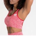 women's best  Red Racerback Sports Bra Gym Athletic Activewear Size XXS EUC #7610 Photo 1