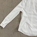 Athleta  Womens NWT S Crisp White Collared Shirt Photo 9