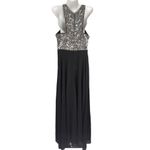 Beauty Kai Women's Sequin‎ Halter Neck Maxi Dress Black MED NWT Party Weddings Photo 3