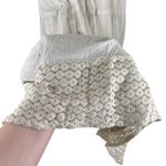 Vintage NAOO Nation Ak Outfits Maxi Dress Peasant Boho Beige Cottagecore Cotton Tan Size L Photo 4