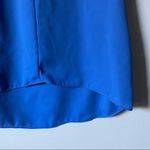 Vince Camuto blue ruched sleeveless business casual womens shirt summer top Photo 3