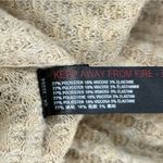 Urban Outfitters Out from Under UO Jojo Waffle Knit V-Neck Button Thermal Oversized Top XS Beige Photo 6