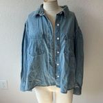 Levis Women's NWT Denim Blue Button Up Top Photo 0