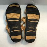 Vionic Sandals Amber Sandal Adjustable in Gold Cork w/ Beads Size 6 EUC Photo 13