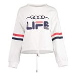 Le Superbe NWT Women's Good Life Champion Pullover Sweatshirt in White Size M Size M Photo 0