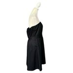 The Limited  Black Strapless Cotton Stretch A-Line LBD Cocktail Lined Dress Sz 12 Photo 1