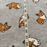Zoe & Liv short Sleeve Corgi Print Shirt Gray XS Photo 2