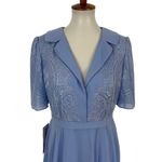JJs House Formal Dress 10 Blue NWT Short Sleeve Cocktail Photo 1