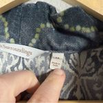 Soft Surroundings Women’s Aurora Velvet Burnout Kimono Cardigan Blue Multi 1X Photo 6