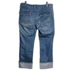 Banana Republic Jeans Womens 6 Crop Blue Fading Whiskering Everyday Basic Casual Photo 1