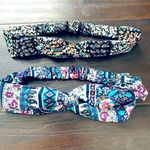 Womens Tribal Boho Festival Floral Print Soft Front Knot Headbands Bundle Set Photo 0