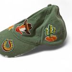 Cowboy Hat Olive Otto Flex‎ Western Embroidered Skull Horseshoe Sheriff Star Green Photo 4