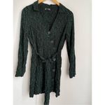 ZARA trf collection v-neck snakeprint shirt dress L Photo 3