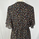 Manydress Womens Chiffon Floral Print‎ Vneck Casual Mini Boho Swing Dress Large Photo 11