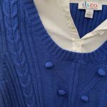 FINAL MARKDOWN Denim and company top one piece two piece look small Blue Photo 1