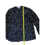 Vintage Pleat Pleat by Rafael Women's Abstract Print Dress Black & White S Photo 11