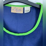 A de’ Lanthe Original Smock style corduroy dress, Vintage, 70’s,‎ Rare, Size L Blue Size L Photo 2