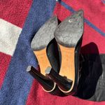 Casadei Vintage y2k  sexy classic black leather heeled scrunch boots pointed toe Photo 2