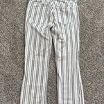 Anthropologie Pilcro & the Letterpress white, blue & brown striped High-Rise Bootcut jeans 26 Photo 3