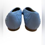 Marc Fisher NWOT Damaria Woven Leather Ballet Flats in Blue Size 6 Photo 3