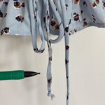 Sienna Sky | Light Blue Floral Ruffle Tank sz Small Photo 2