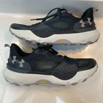 Under Armour  Unisex Infinite Pro Trail HOVR+ Black Purple Running Athletic Shoes Photo 3