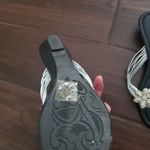 Charming Charlie Silver and rhinestones sandals size 7 by  brand great co… Photo 3