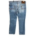 Von Dutch  Low Rise Straight Leg Jeans Womens Size 31 Blue Distressed Y2K Photo 3