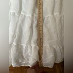 Princess Polly  “Danny” White Cottagecore Midi Dress Puff Sleeve Tiered Photo 7