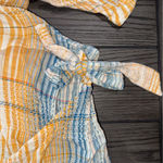 We The Free Wrap Top Maldives Stripe Misty Combo Size Medium Coastal Cowgirl Photo 3
