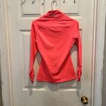 Under Armour  Women's Small Fitted ColdGear Pink 1/2 Zip Long Sleeve Pullover Gym Photo 4