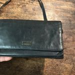 Perlina black leather crossbody bag great for travel everyday use quality made Photo 3